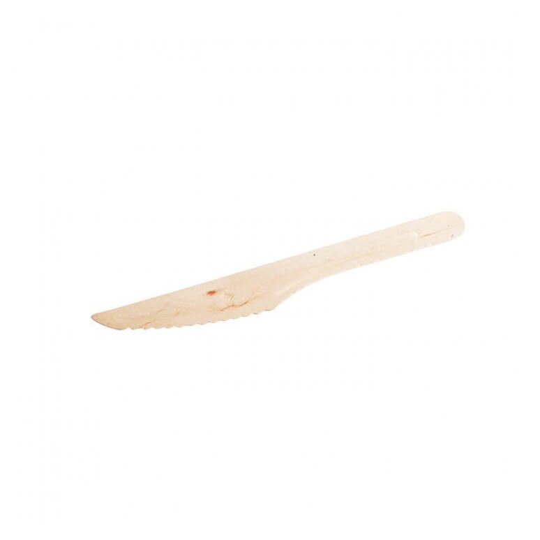 Cutite de unica folosinta din lemn natural de mesteacan, 100buc